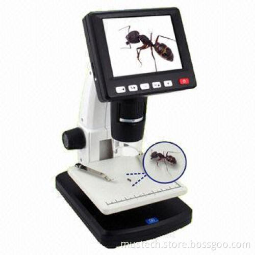 High resolution handheld 5m 1000x LCD digital microscope